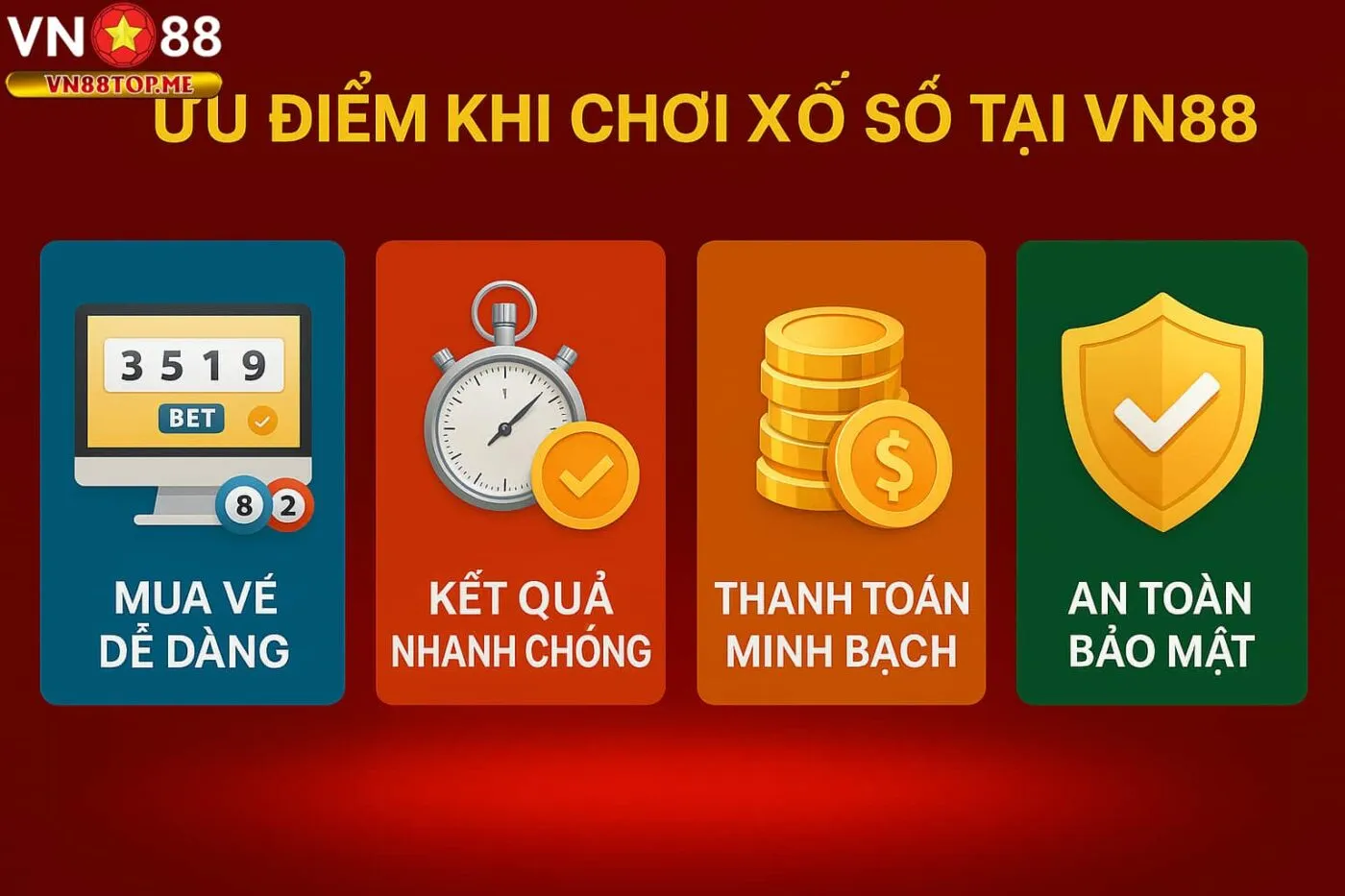 Ưu Điểm Khi Chơi Xổ Số Tại VN88
